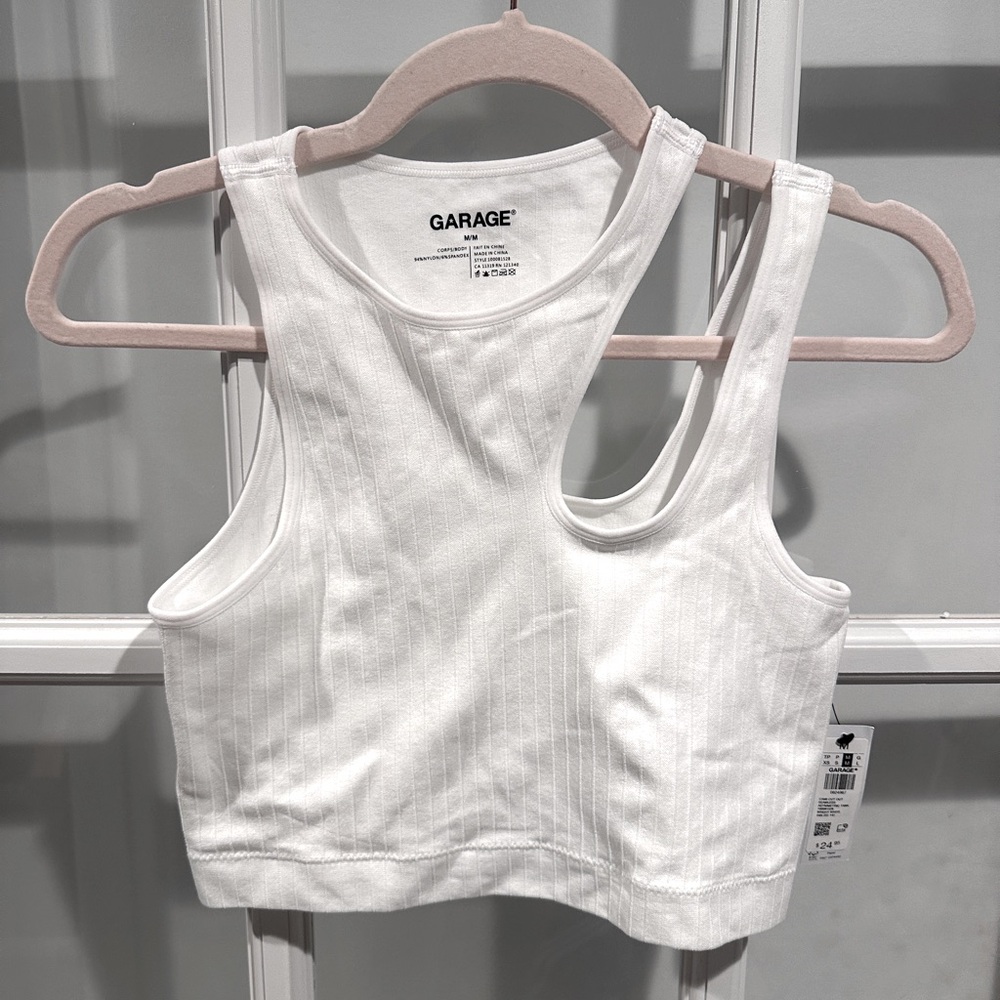 💛💛GARAGE💛💛 ASYMMETRICAL CROP TOP ✨💙TAG PRICE NO TAX✨👍🏼